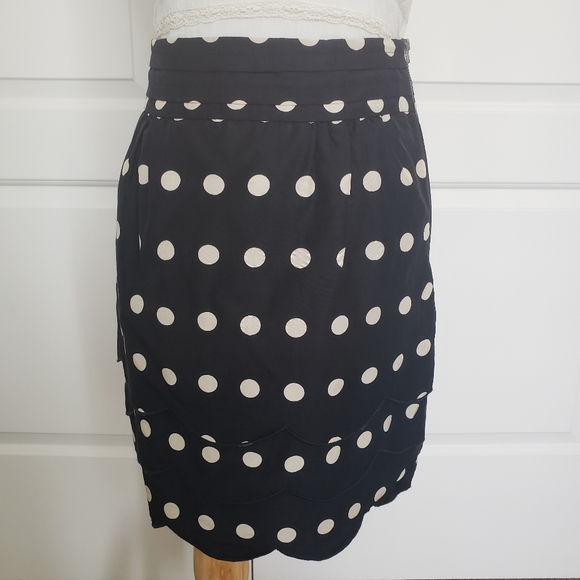 Anthro Polkadot Skirt - Picture 2 of 9